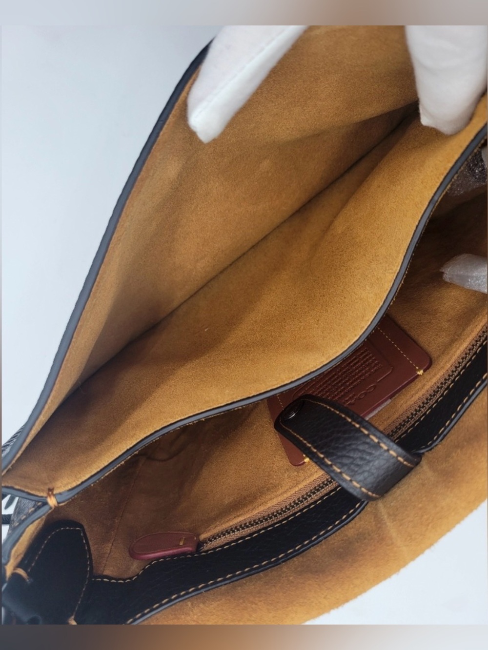 Coach 1941 Whiplash Saddle Bag, Black ππ - Picture 14 of 16